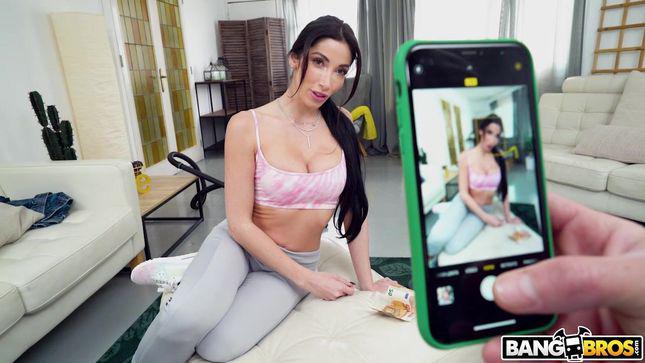 A cleaner with silicone breasts gets a bonus in the form of anal