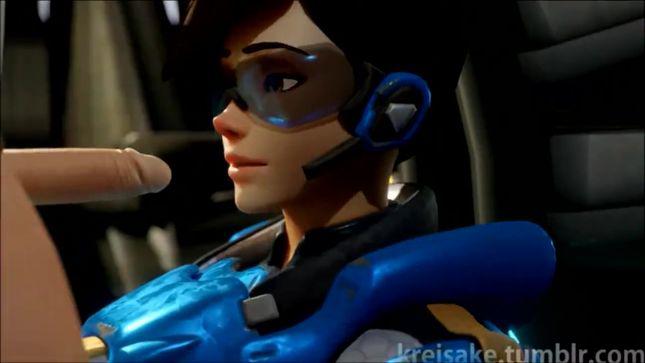 Compilation of porn with Tracer from Overwatch