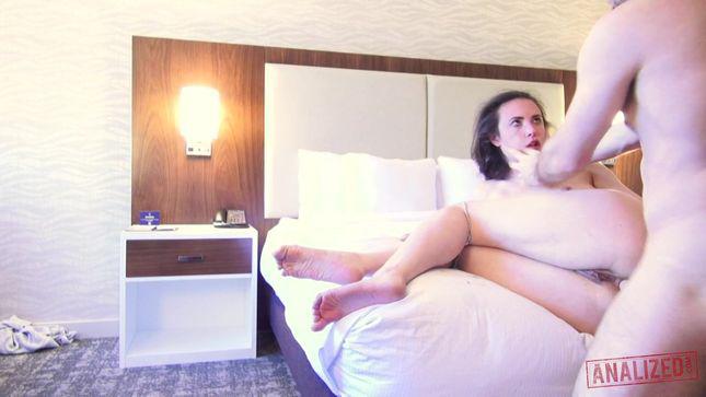 Hard anal with Casey Calvert at the hotel